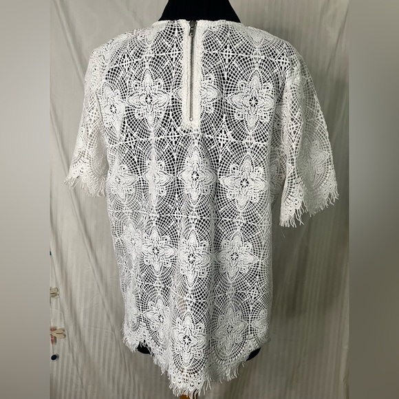 White Worthington Lace Top New Without Tags - Picture 4 of 6